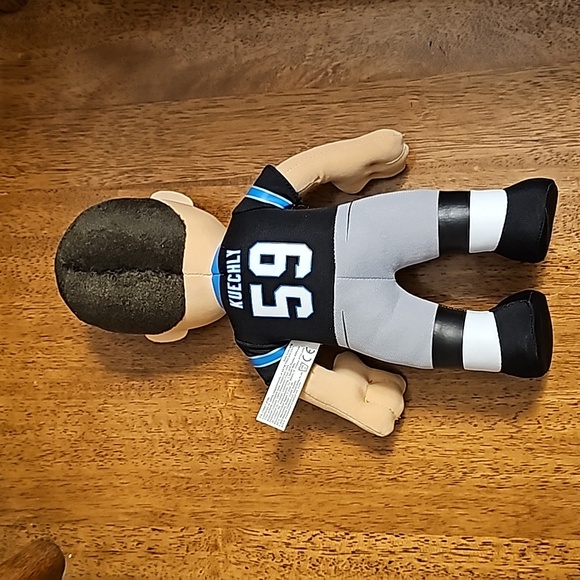 2016 Bleacher Creatures NFL Carolina Panthers Luke Kuechly #59 Plush Doll 10" - Picture 3 of 4